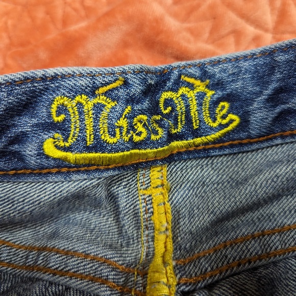 Miss Me Low Rise Flare Patched Jeans - 31 - Picture 3 of 3